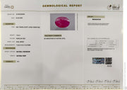 7.59/CT Natural Ruby Stone with Govt. Lab Certificate-16140S206350